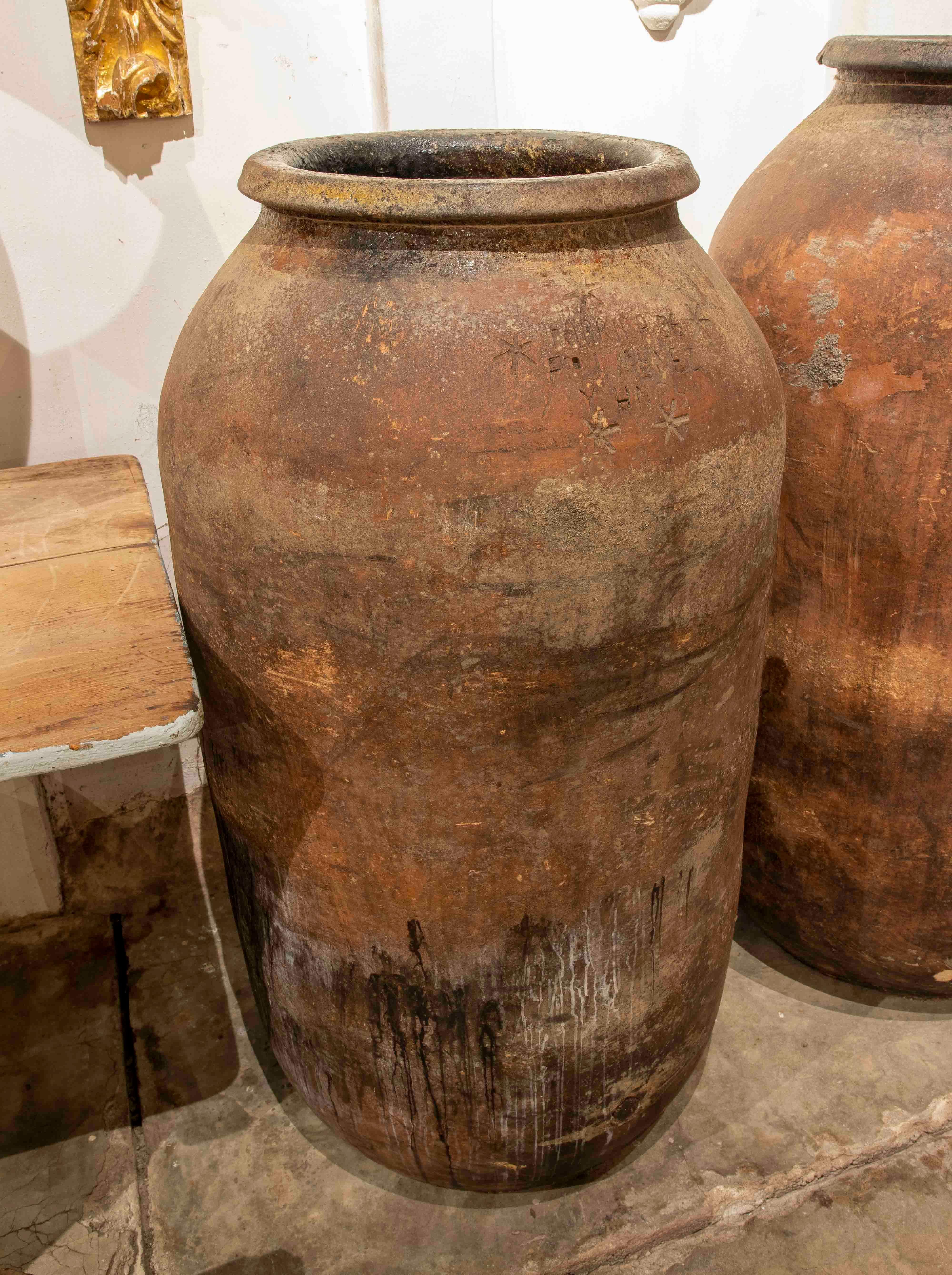 Jarre à vin en céramique espagnole des années 1930 scellée par le fabricant Bon état - En vente à Marbella, ES