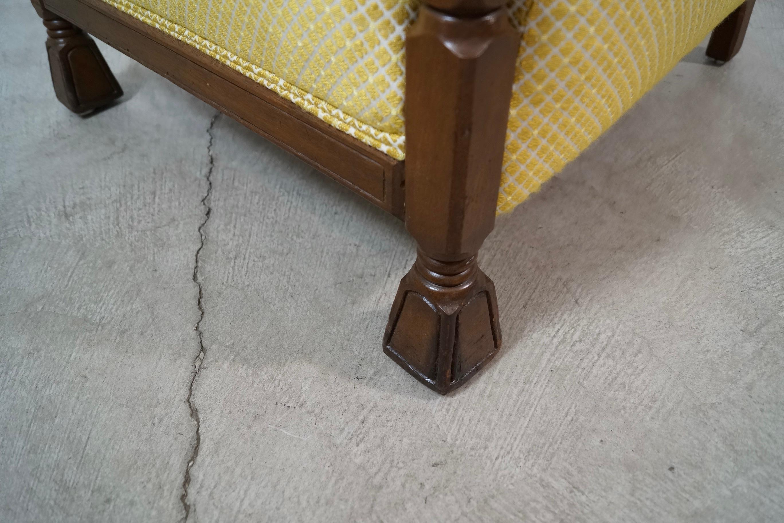 Fauteuil de salon Barley Twist de style néo-espagnol des années 1930 en vente 11