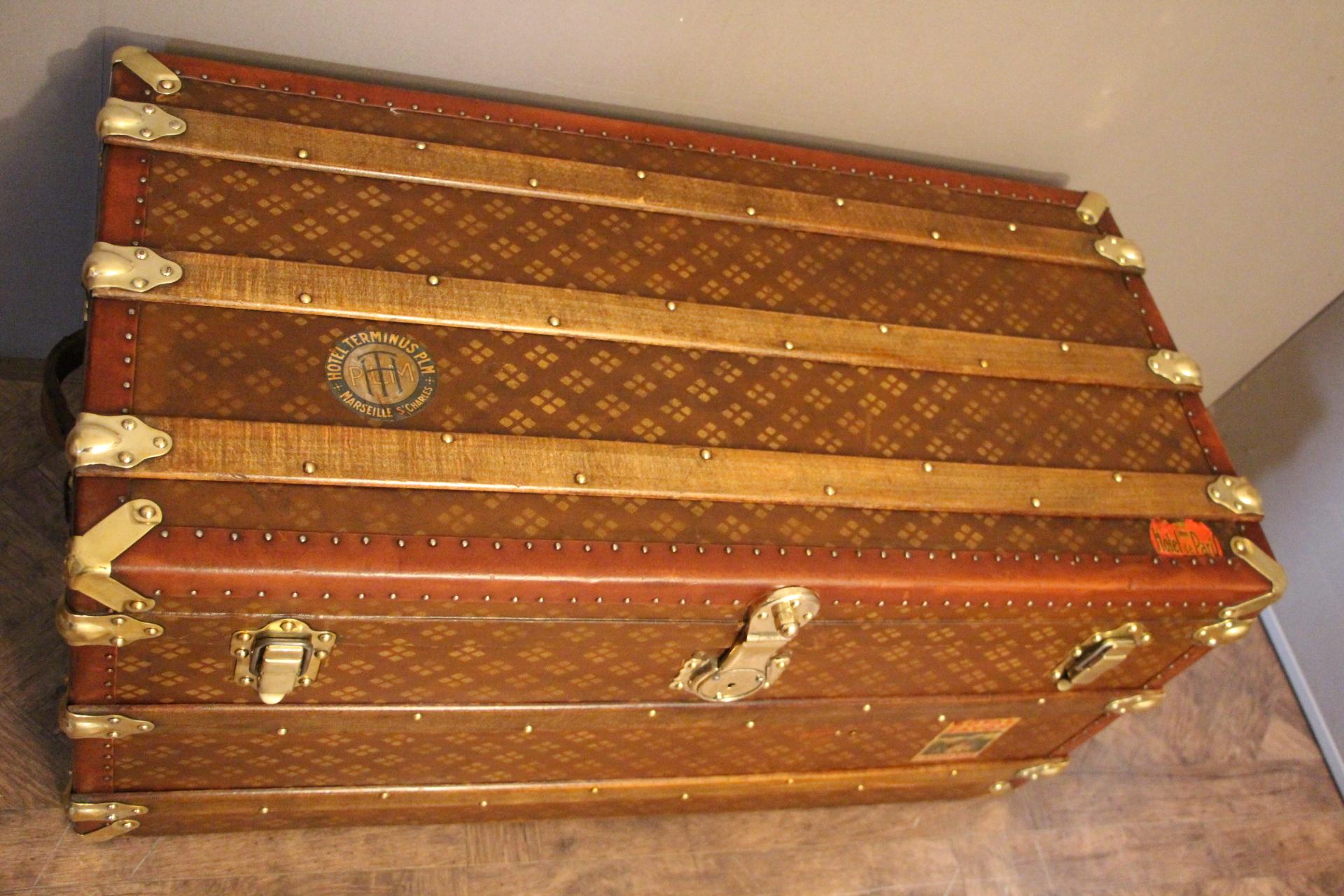 Art Deco 1930s Steamer Trunk by 