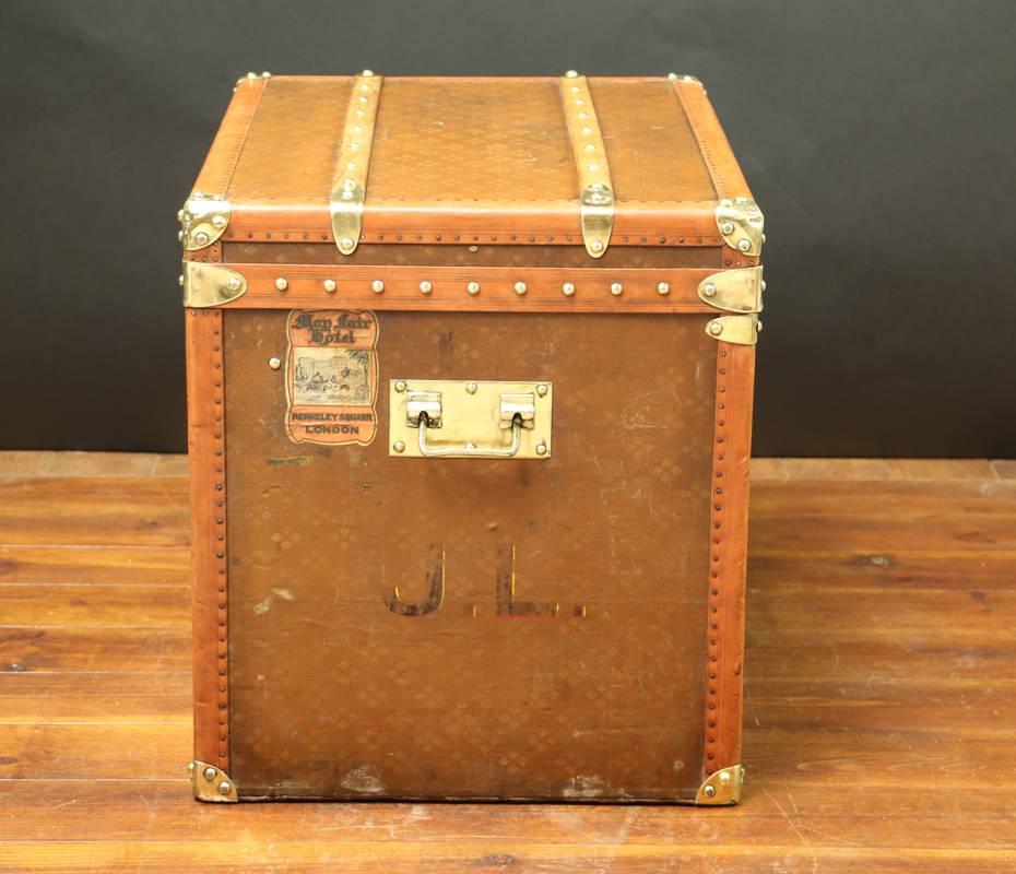 French 1930s Steamer Trunk Monogram from 