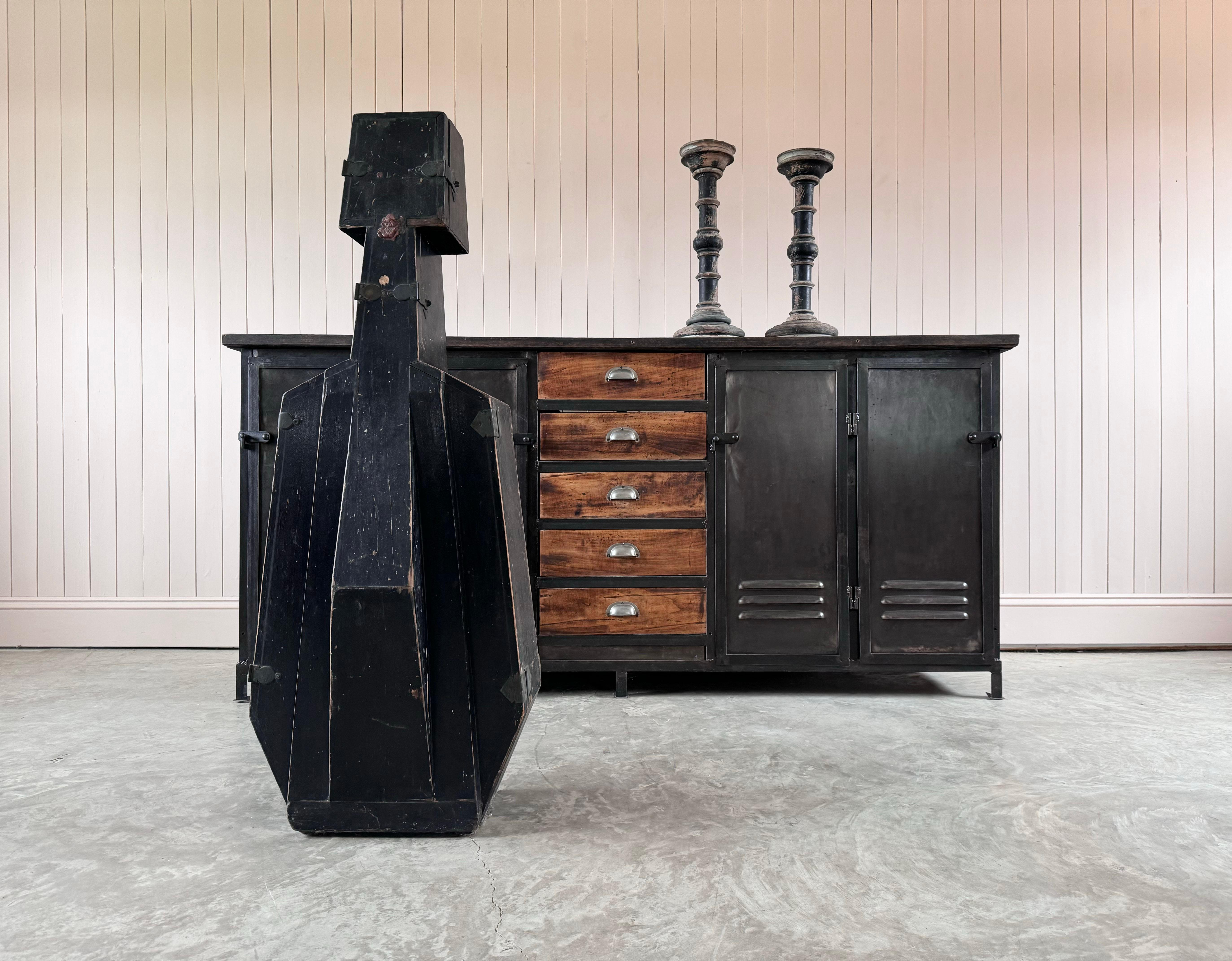 1930's Steel Industrial Sideboard 2