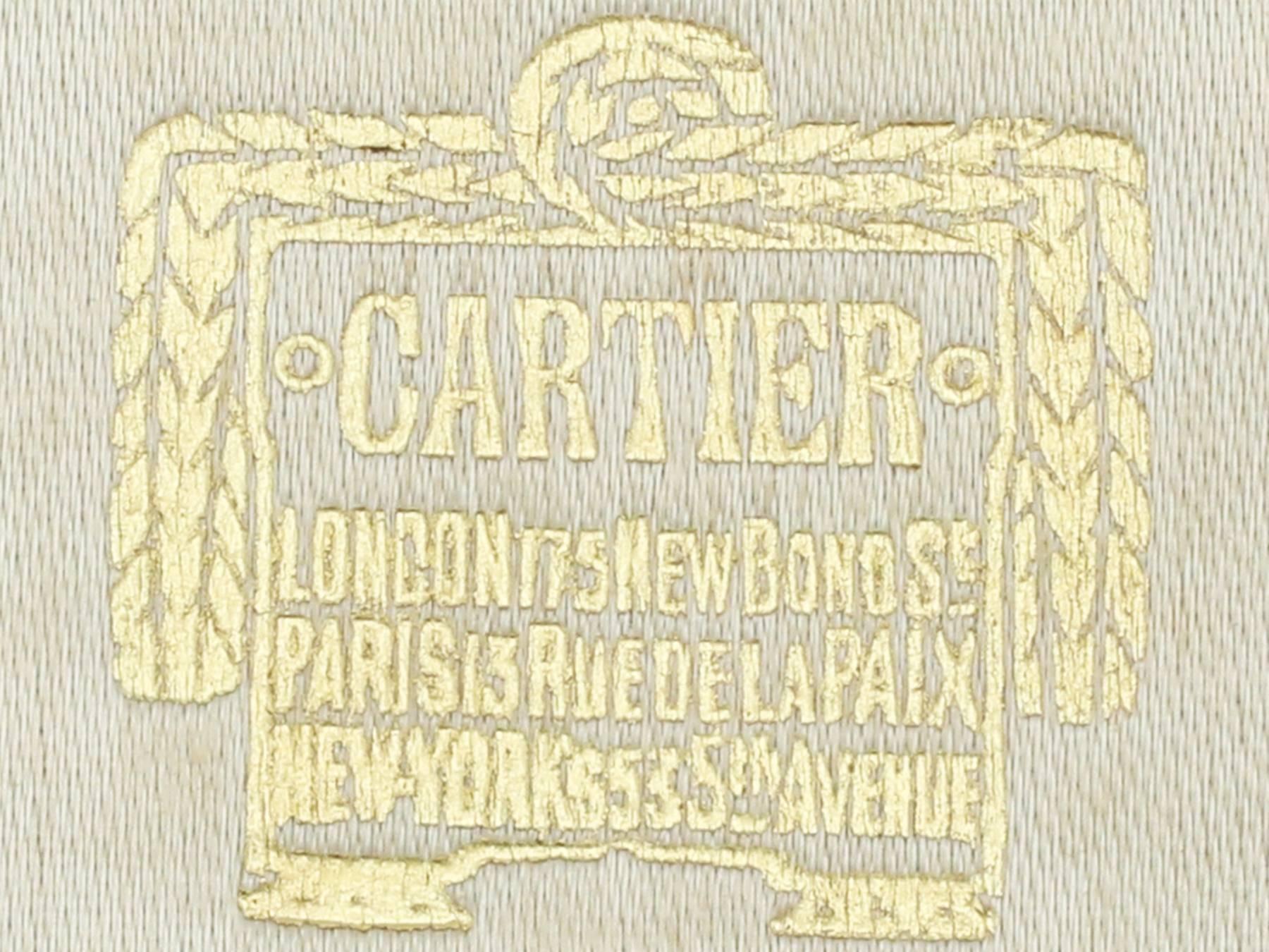 1930s Sterling Silver and Enamel Box by Cartier 4