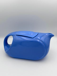 1930 Streamline Delphinium Azul / Jarra Tetera Hall China para Westinghouse