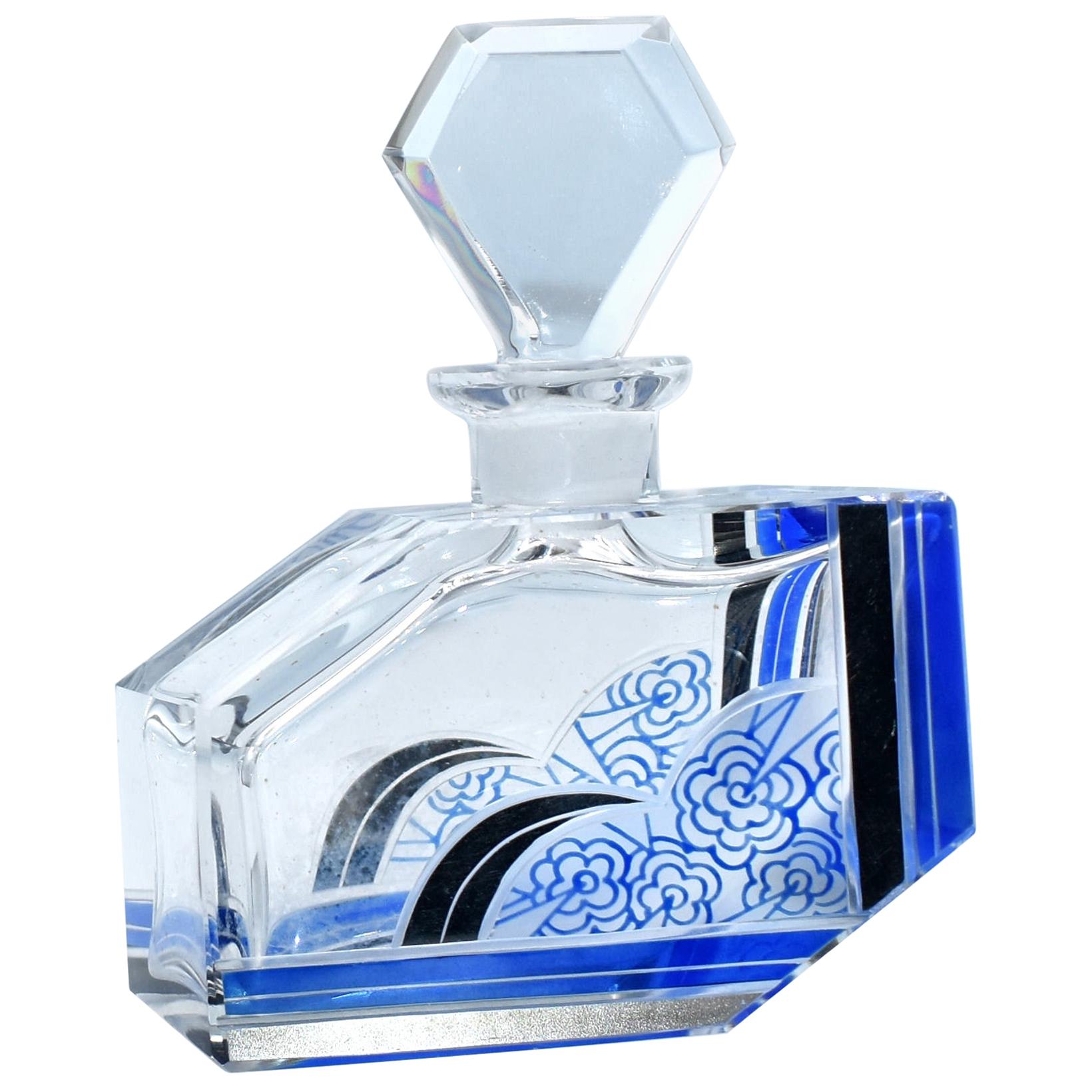 1930s Stunning Art Deco Perfume Bottle