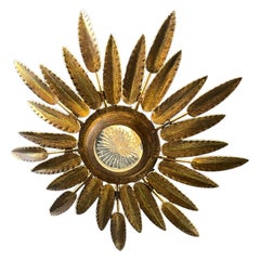 1930’s Sunburst Light Fixture