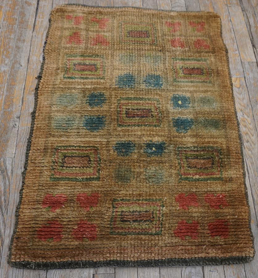 Wool 1930s Swedish Art Deco Carpet ( 2'1