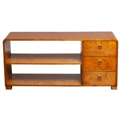 1930s, Swedish Art Deco Maple "Double Face" Sideboard by A.B. Bröderna Miller