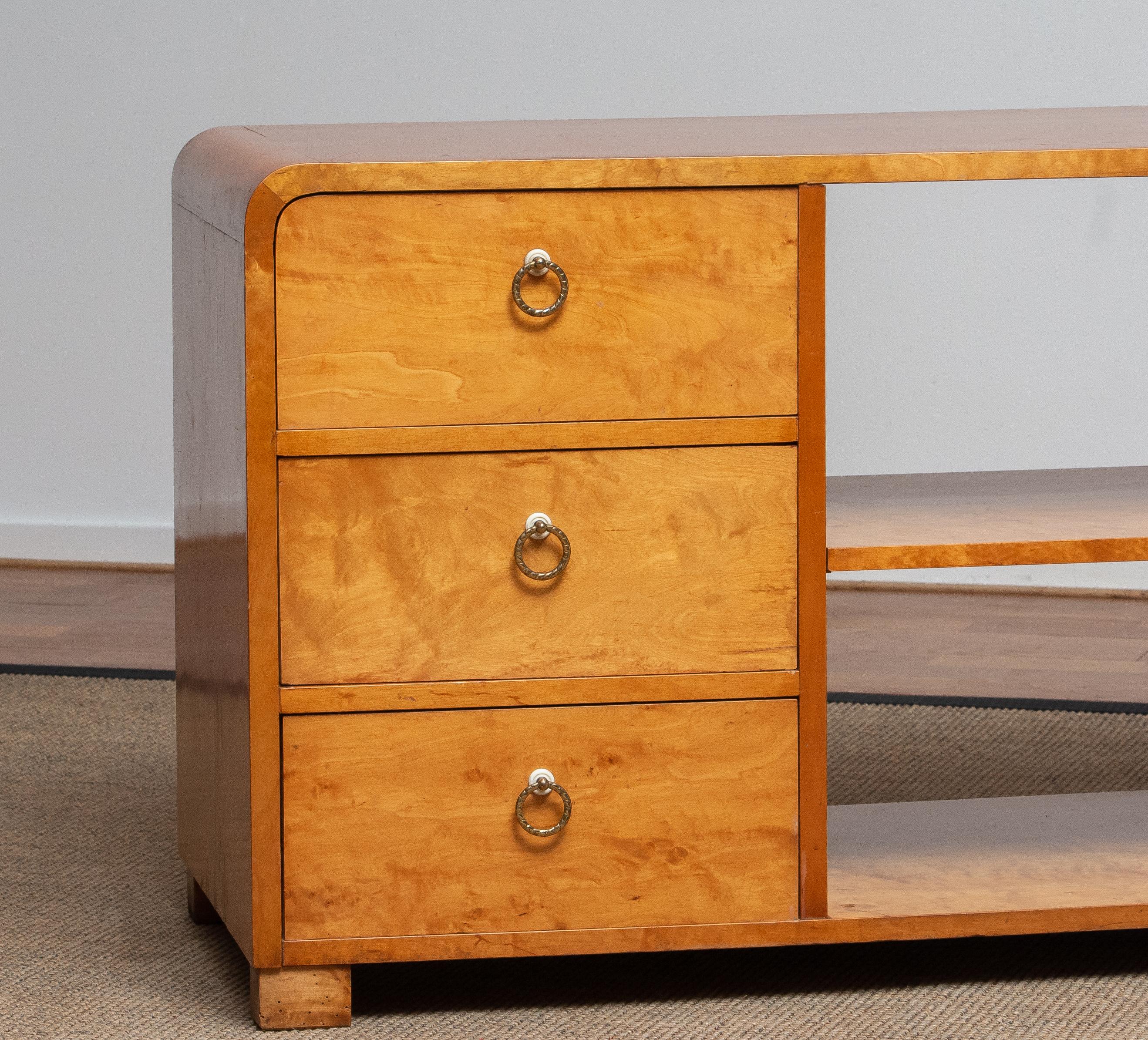 1930s, Swedish Art Deco Maple 