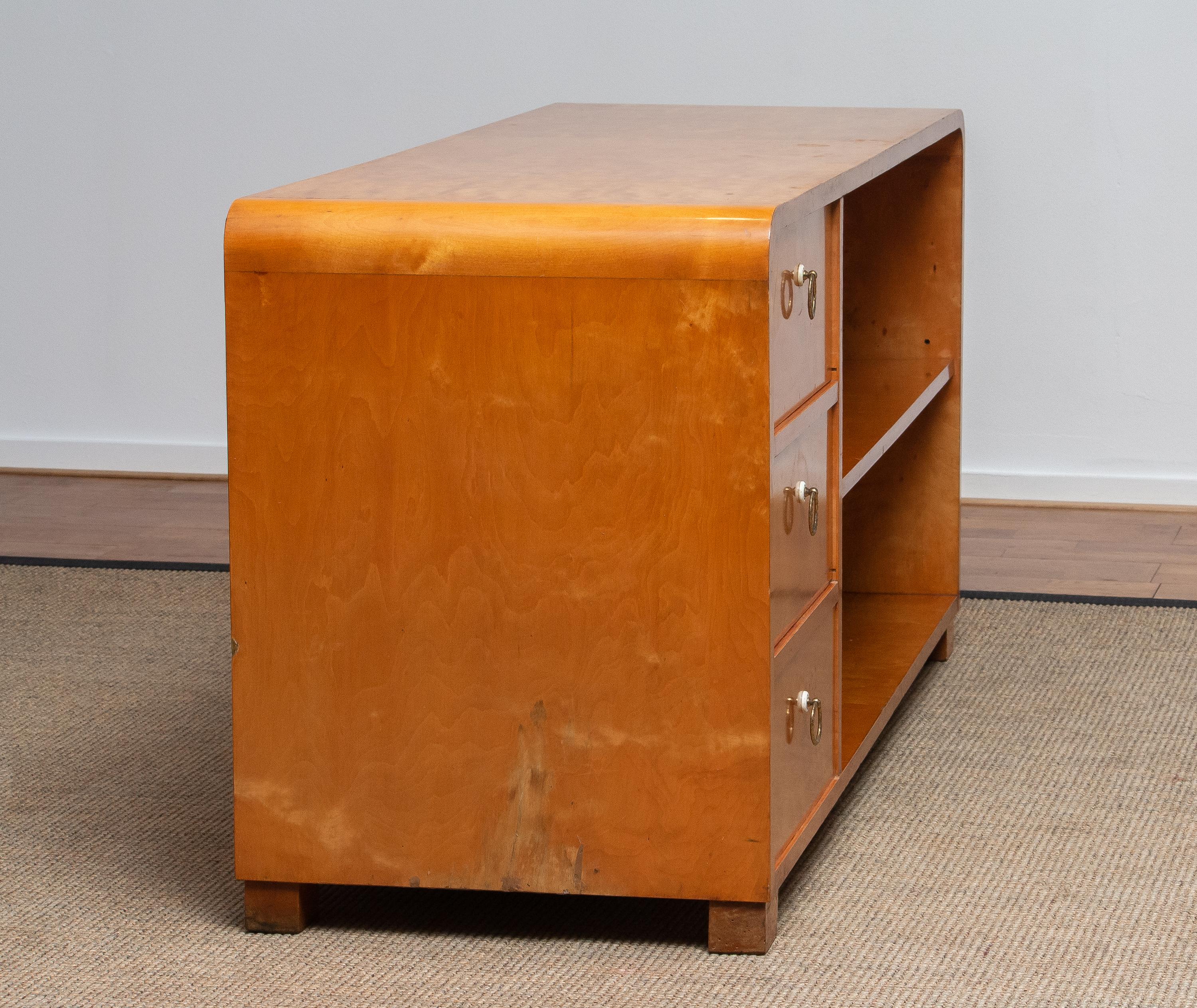 1930s, Swedish Art Deco Maple 