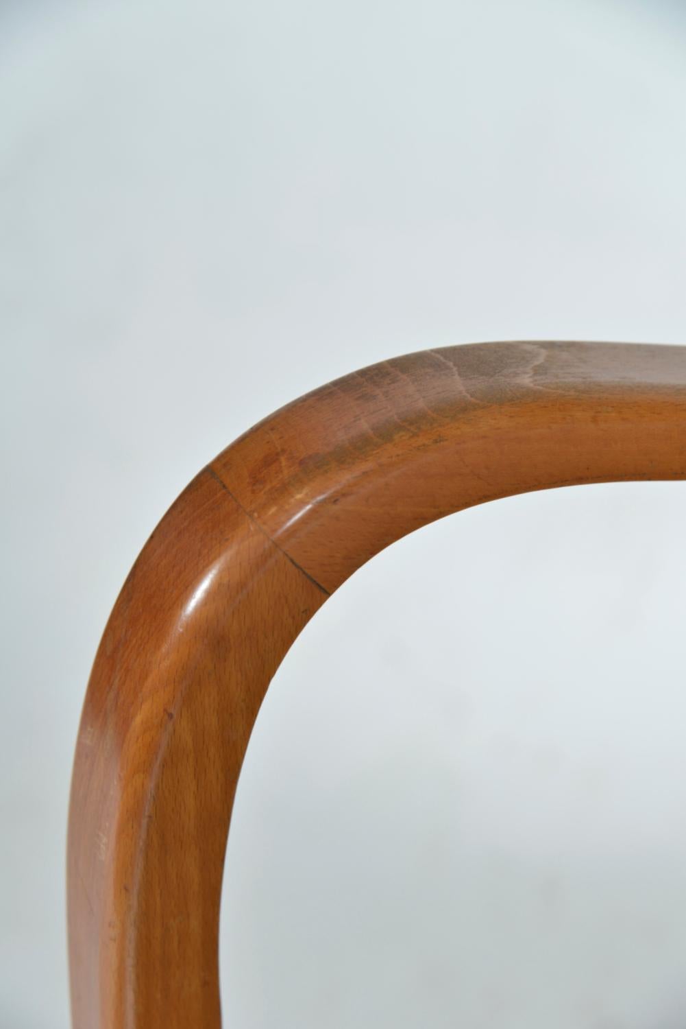 1930er Schwedischer Sessel aus Buchenholz mit Seilen von Axel Larsson für Bodafors Scandinavian im Angebot 7