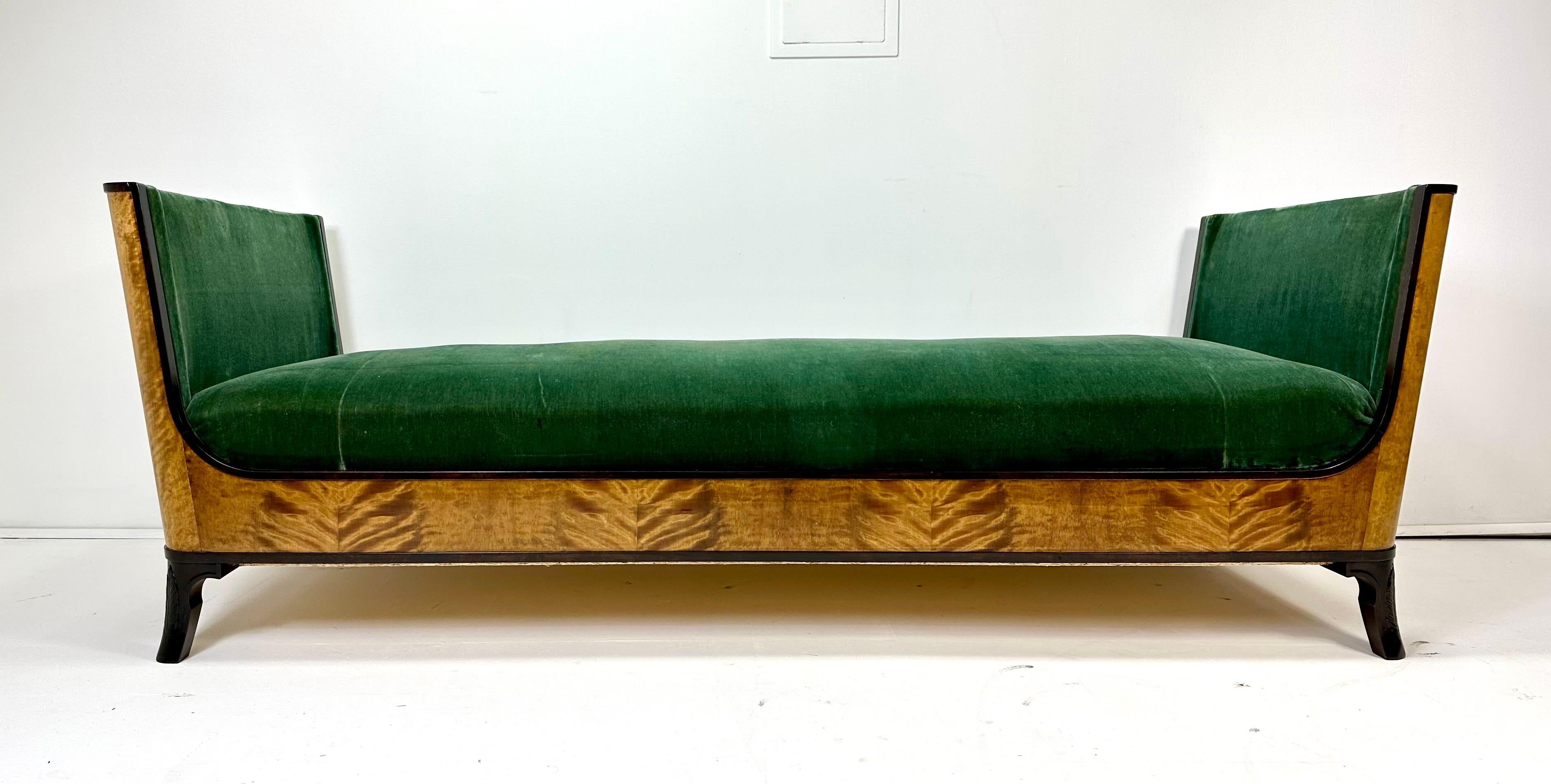 1930's Swedish Daybed attributed to Erik Chambert. 