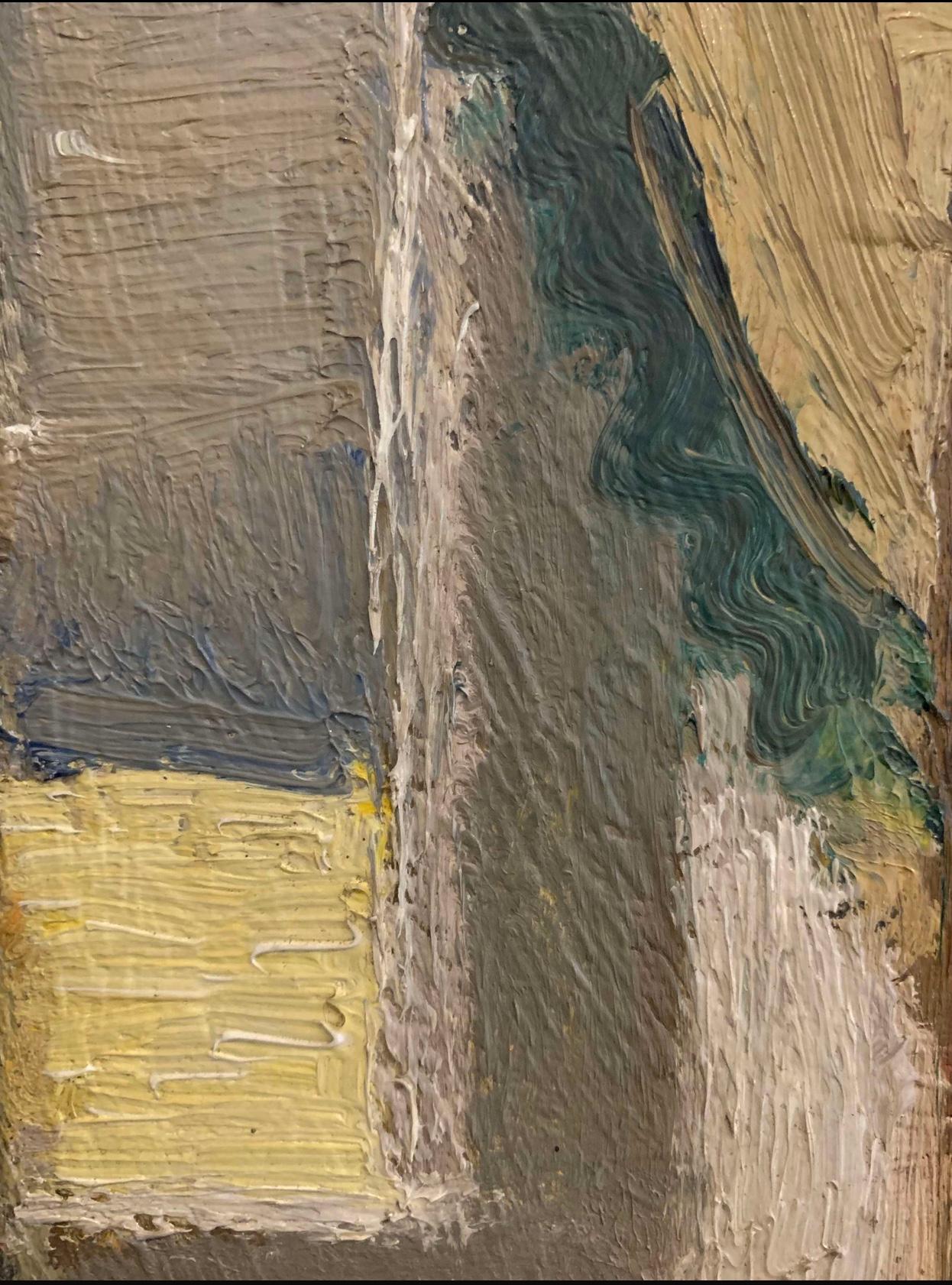 Olio su tela svedese incorniciato del 1930 raffigurante un interno In condizioni buone in vendita a London, GB