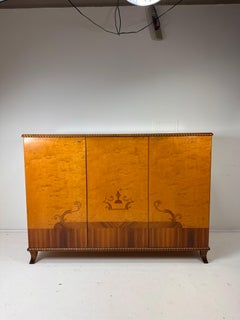 1930's Swedish Grace Art Deco Cabinet