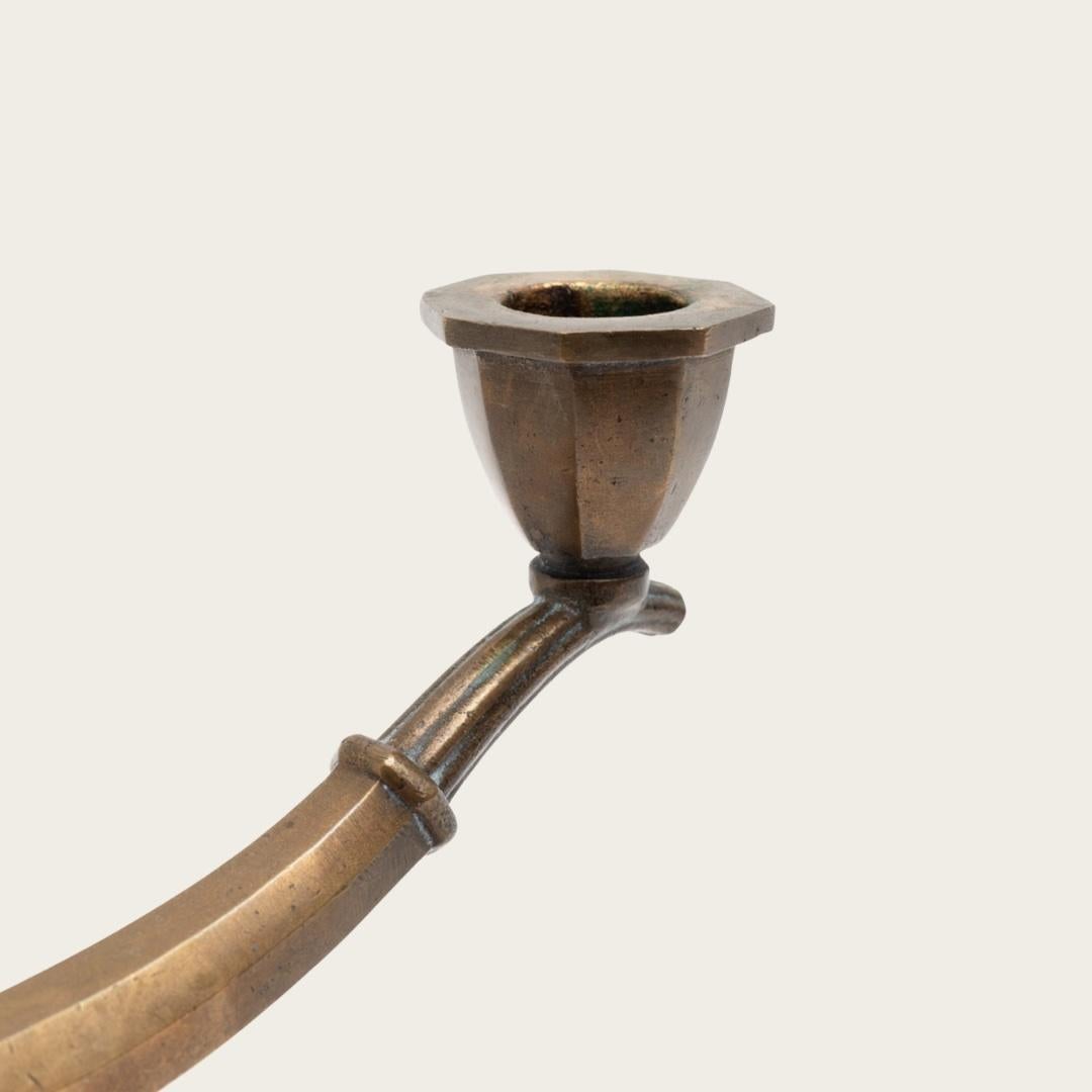 1930s Swedish Grace Bronze Candelabra by Sune Bäckström im Angebot 1