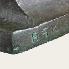 1930s Swedish Grace Bronze Wall Sconce