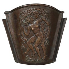 1930s Swedish Grace Bronze Wall Sconce
