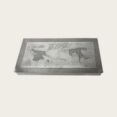 1930s Swedish Grace Pewter Box by Ystad Tenn