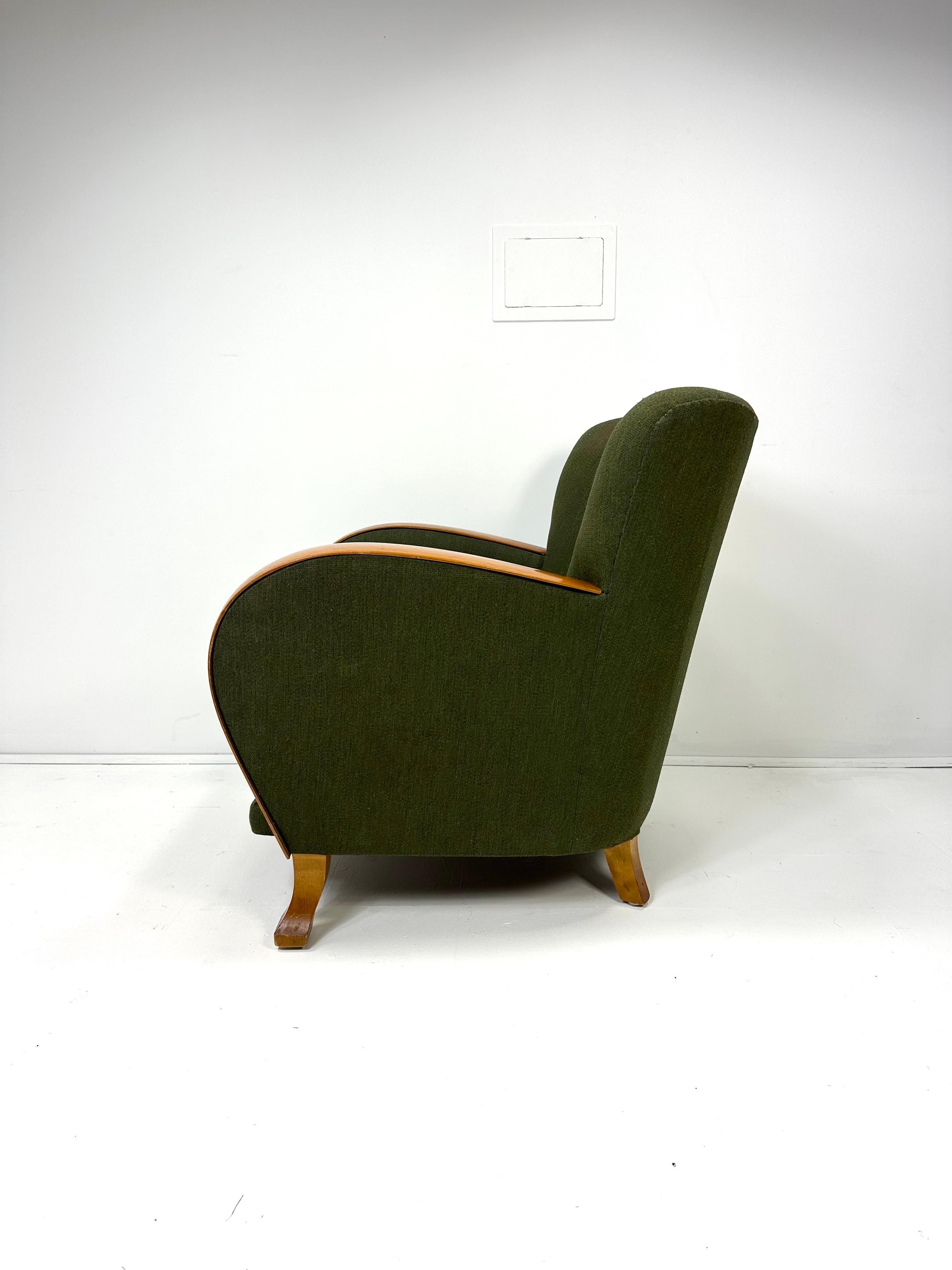 Silla de salón sueca de 1930 en Bueno estado para la venta en Turners Falls, MA