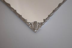 1930s Swedish Modern Pewter Mirror