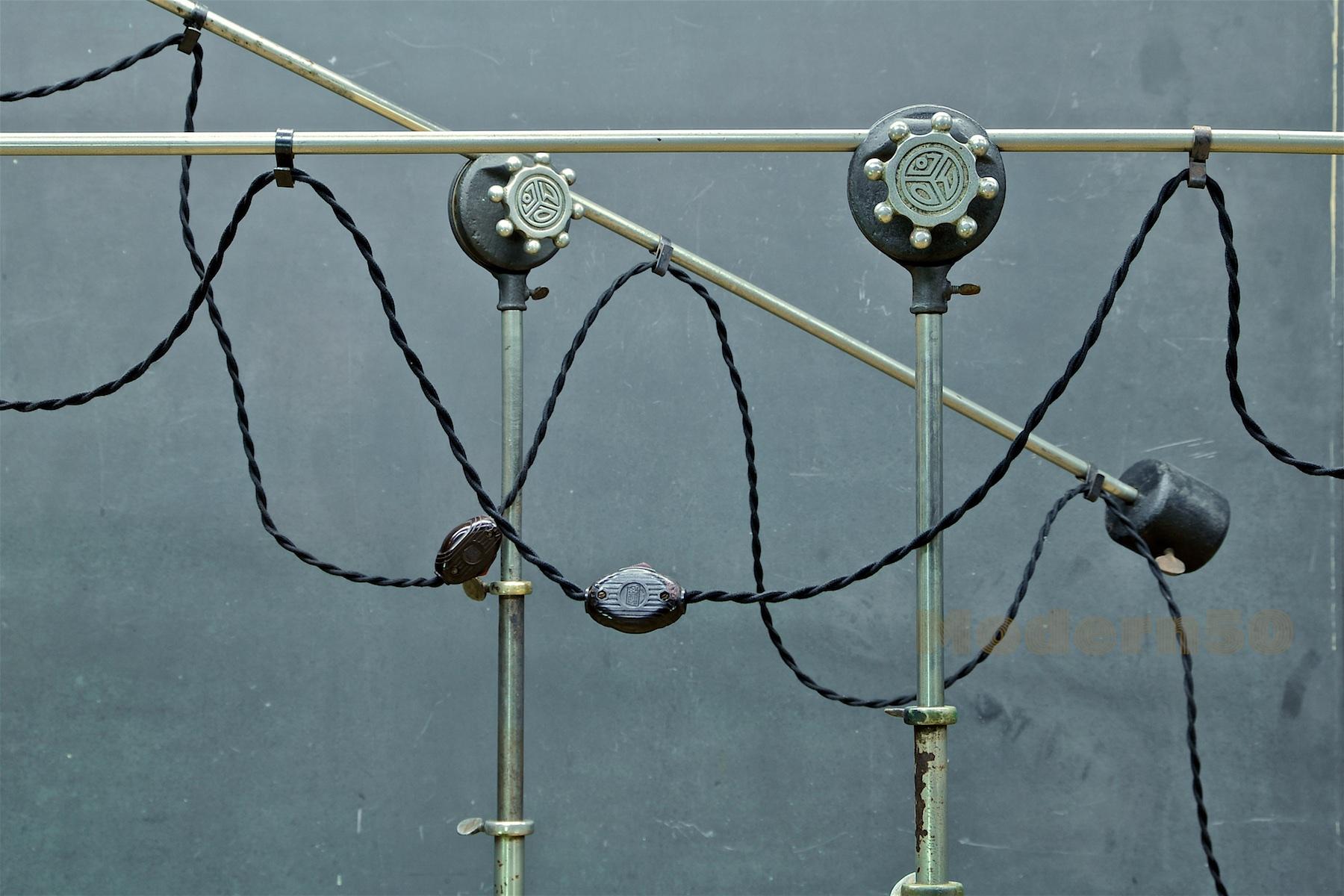 Moulage Lampes pour caméra, éclairage de studio de télévision, cinéma ou photographie Boom PMCo, style industriel