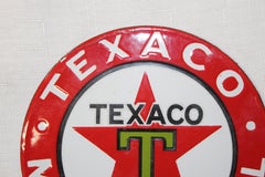1930s Texaco Motor Oil Paddle Mini Sign