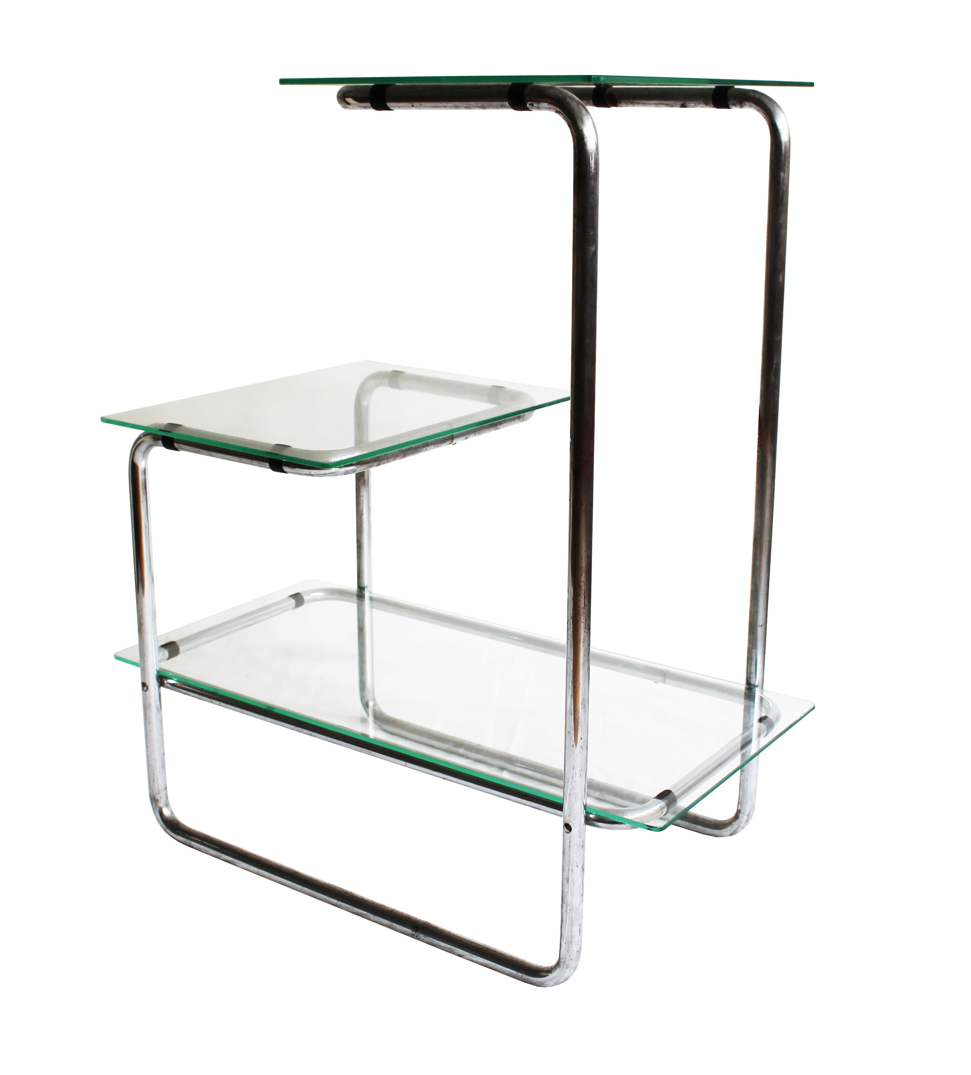 1930's Thonet Avant-Garde Flower Stand Model B 136 by Emile Guyot In Good Condition In Brno, CZ
