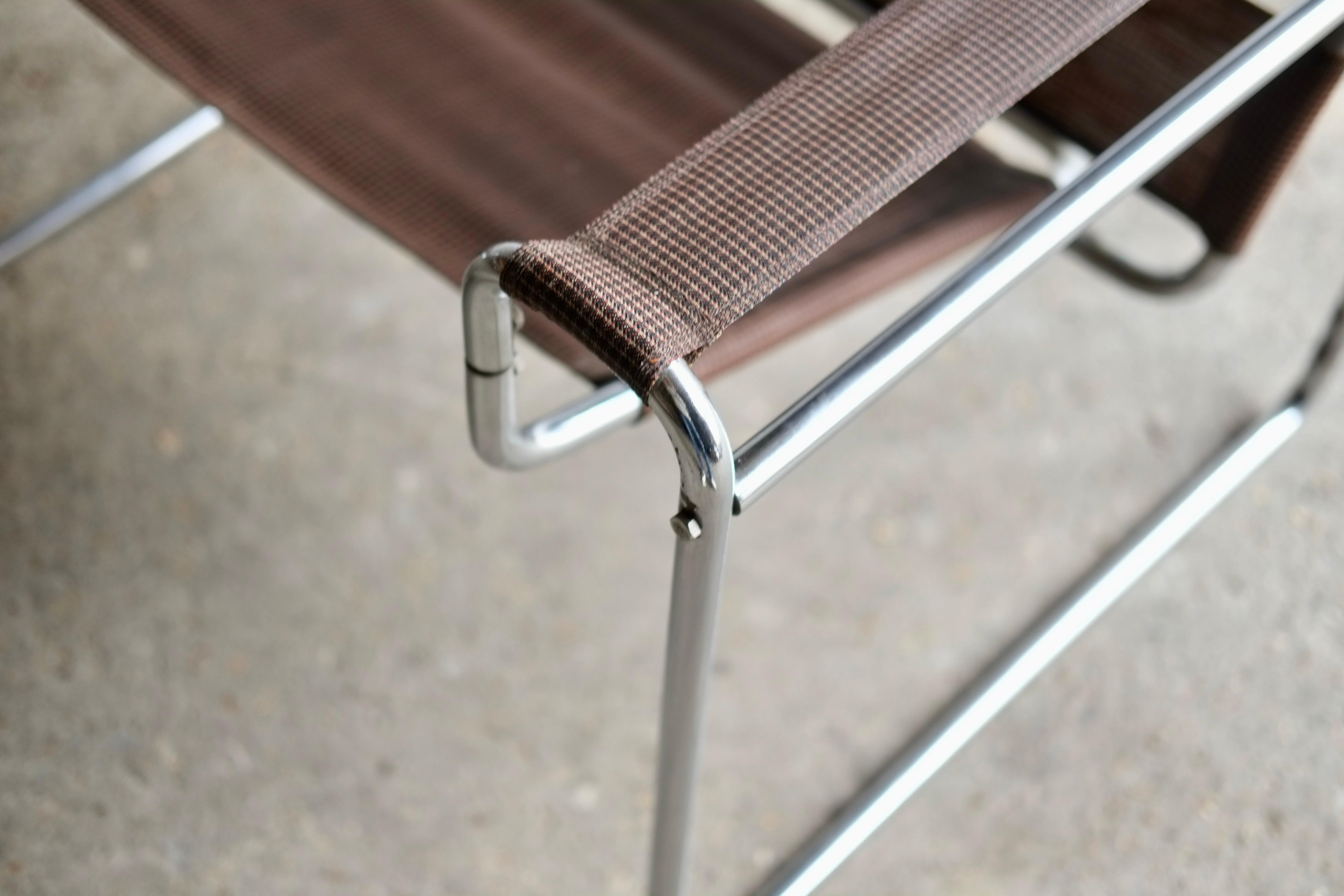 Metal 1930's Thonet B3 Wassily Chair by Marcel Breuer