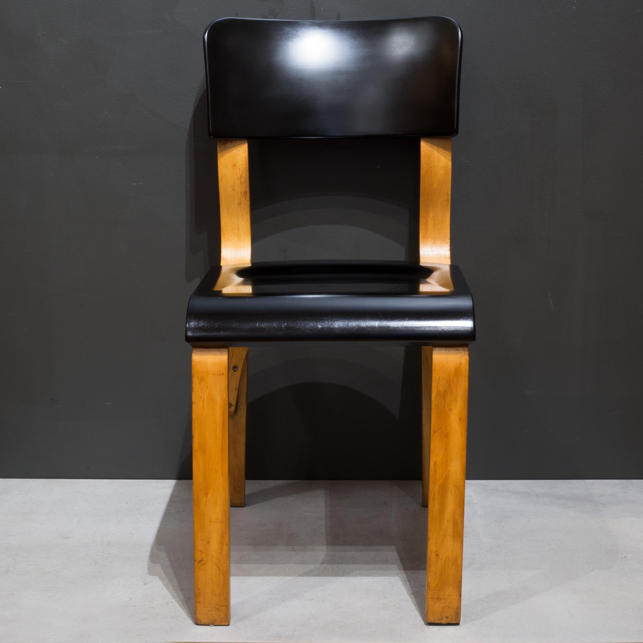 Art Deco Thonet Bentwood Bakelite Dining Chairs 1930s 3