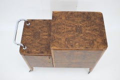 1930s Thonet D 625/1 Walnut Bar Cabinet, Czechoslovakia