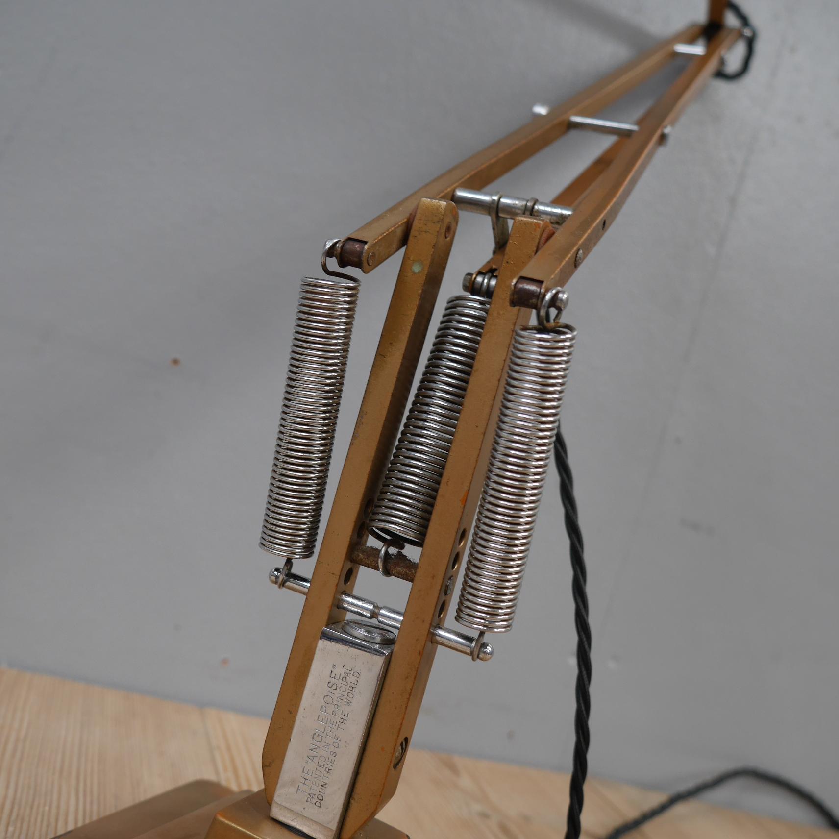 Metal 1930's Three Step Anglepoise Lamp by Herbert Terry & Sons