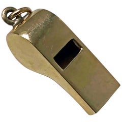 Retro 1930s Tiffany & Co. 14 Karat Whistle Pendant