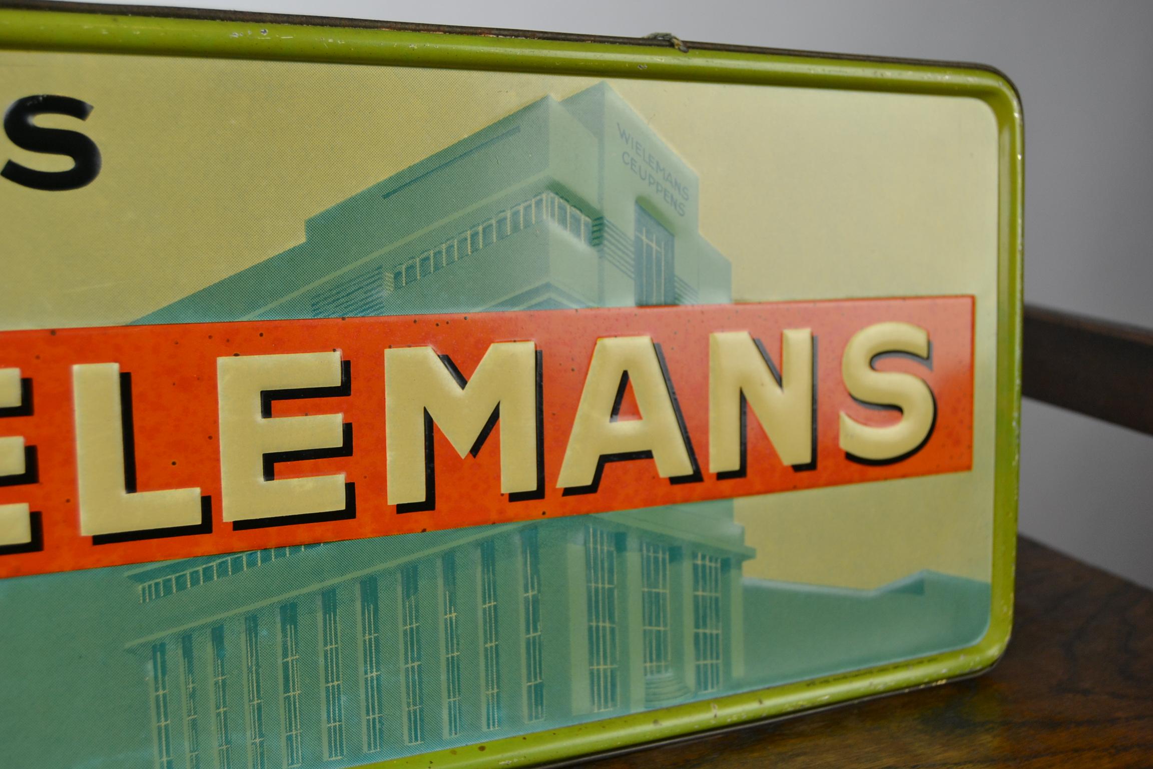 1930s Belgian Beer Sign Wielemans 5