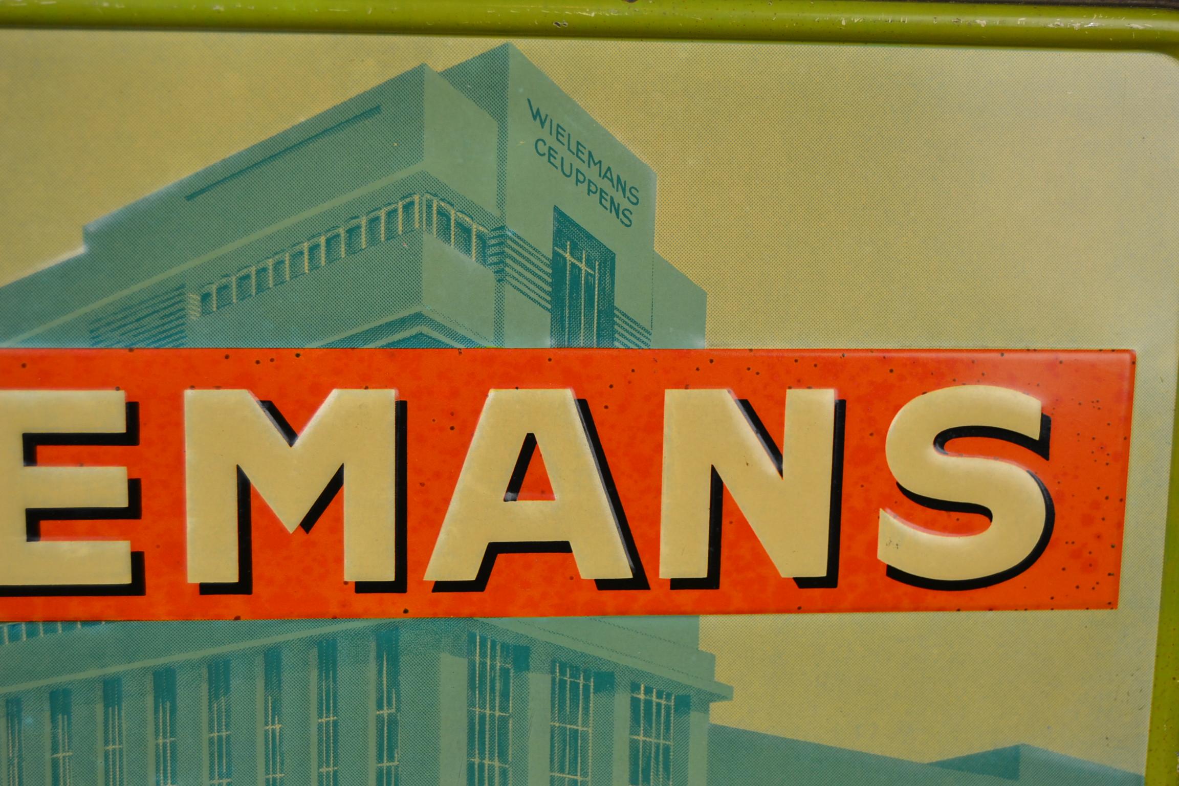 1930s Belgian Beer Sign Wielemans 10