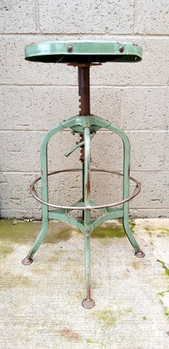 1930s Toledo Drafting or Factory Stool