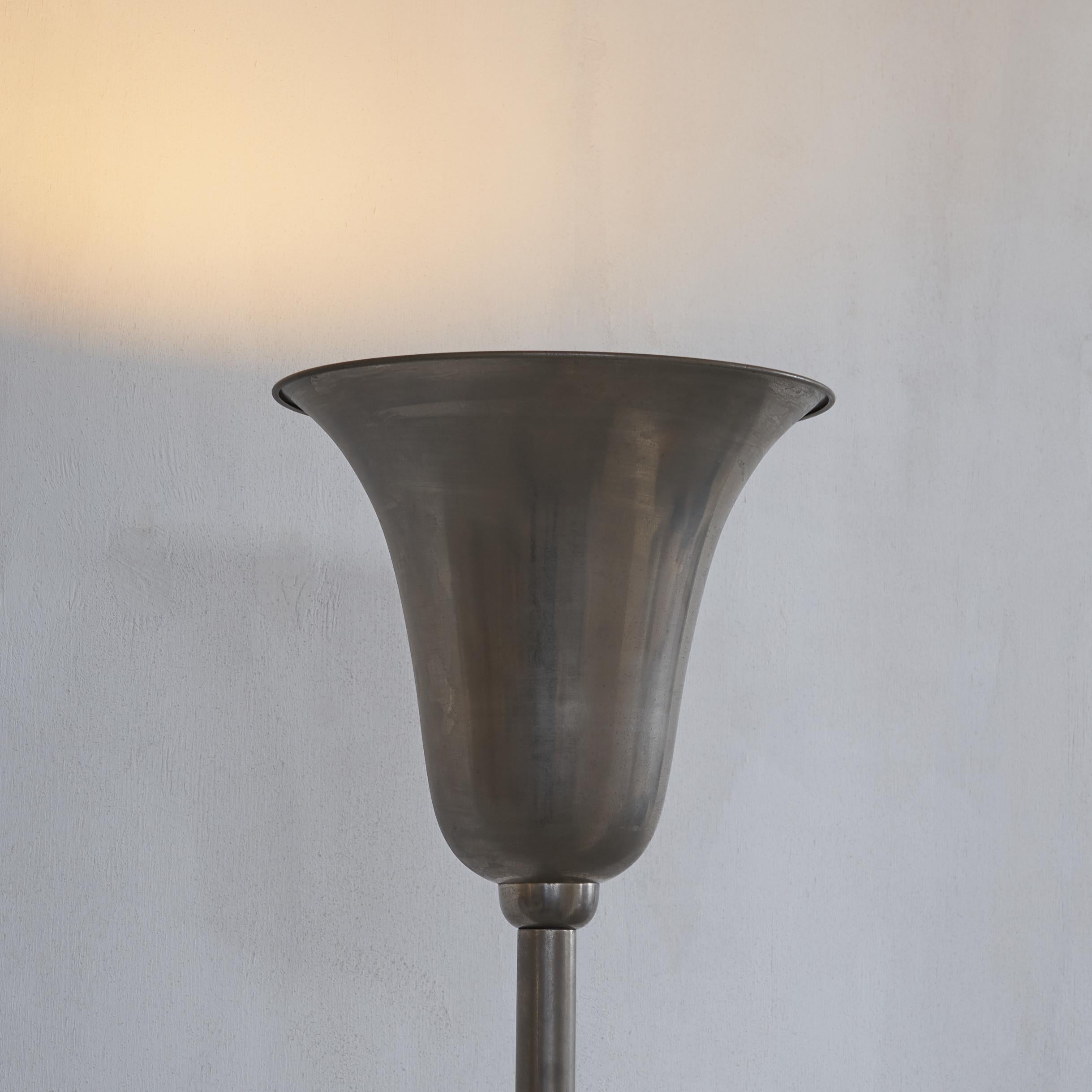 Mid-Century Modern 1930's Torchiere by Gispen
