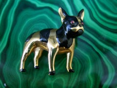1930s Trifari KTF Endearing French Bulldog Brooch