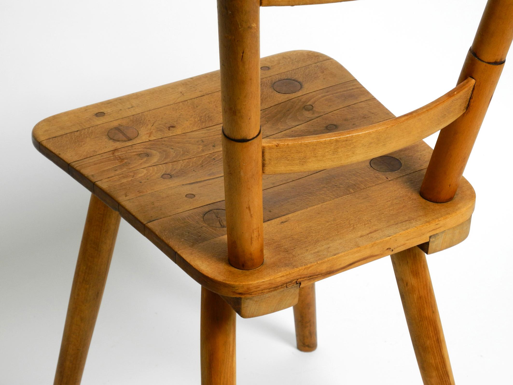 Beech 1930s Tübinger chair by the architect Prof. Adolf Gustav Schneck for Schäfer  For Sale