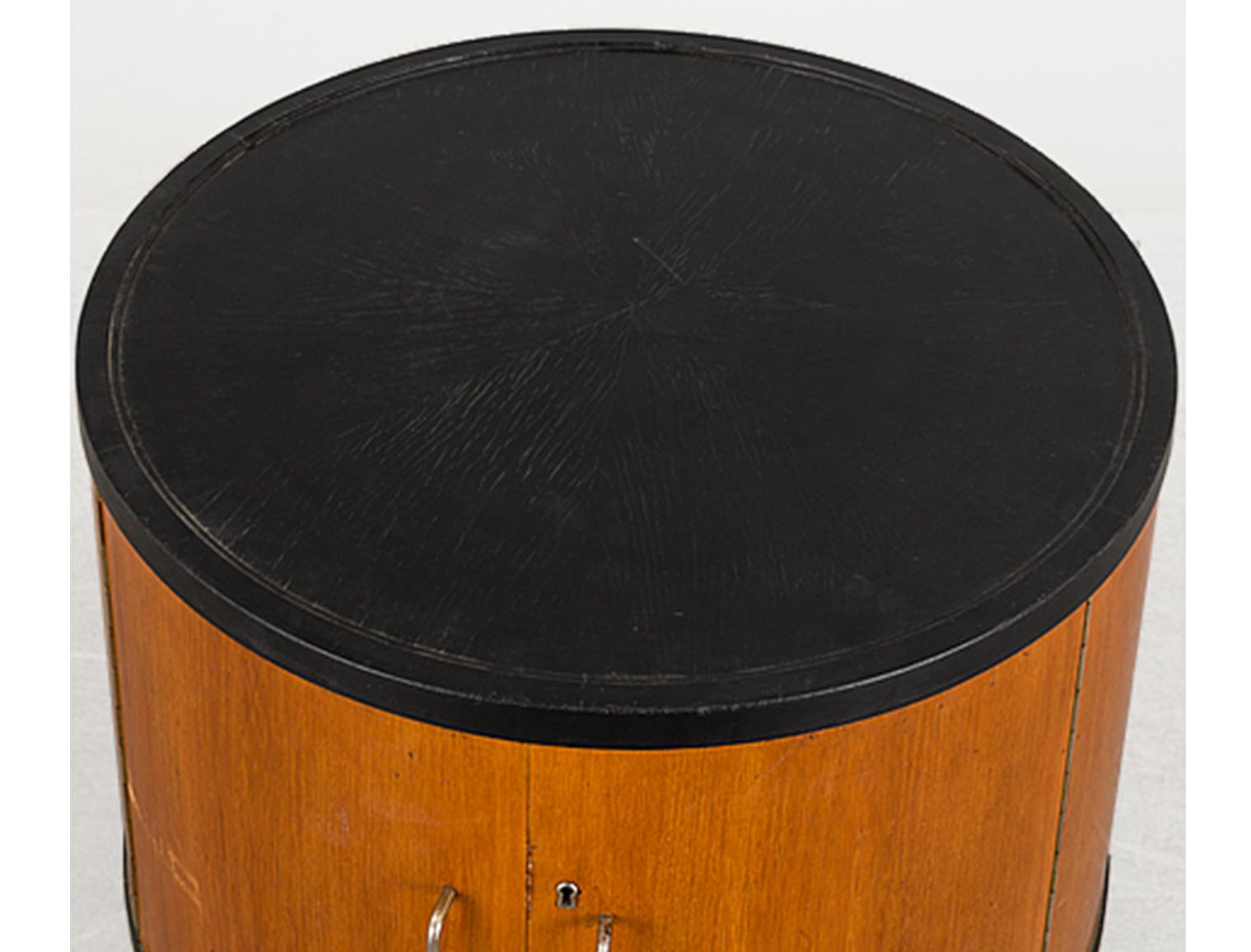 Wood 1930s Two Sided Bar Cabinet Attributed to Greta Magnusson Grossman For Sale