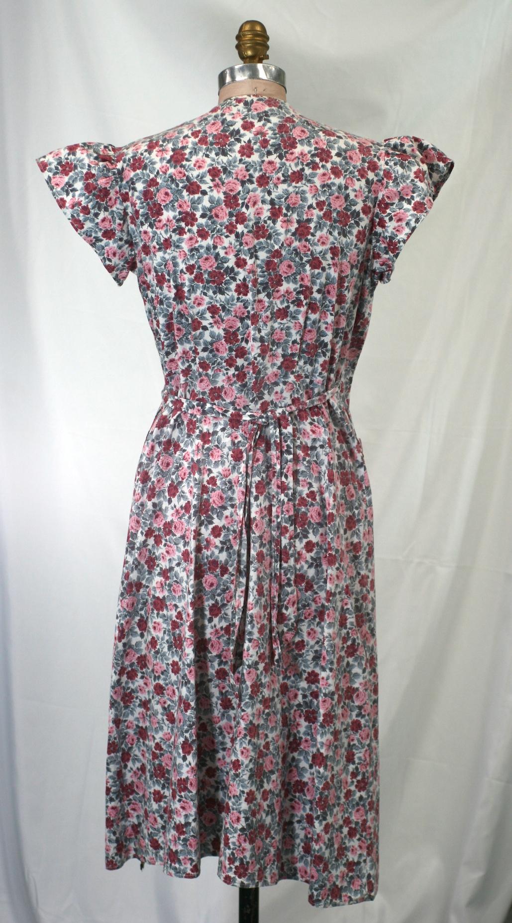 1930's Upcycled House Dress with Embroidery, Studio VL For Sale at 1stDibs