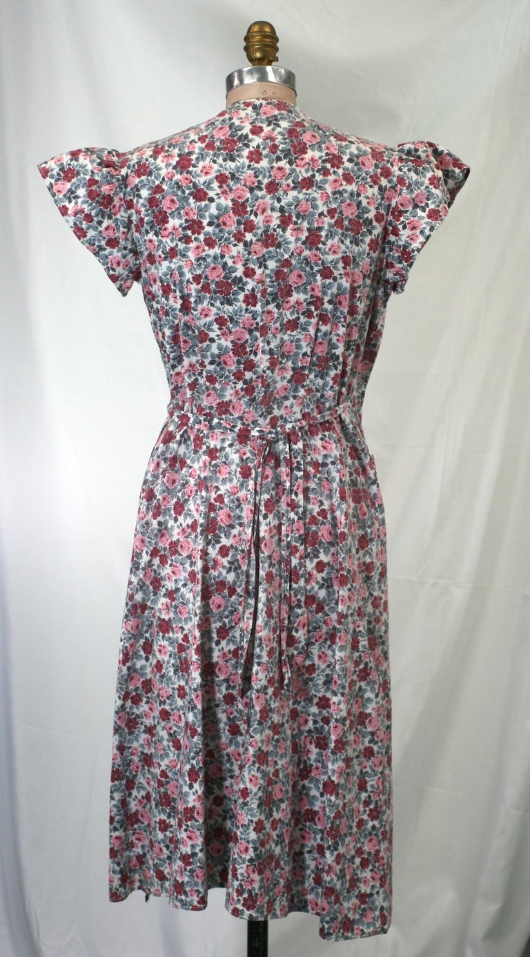 pink elegant maternity dress Embroidered Floral Dress main image 1