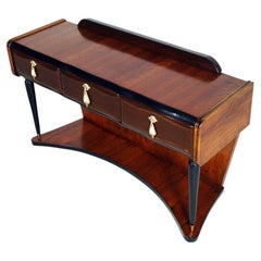 1930s vanity La Permanente Furniture Cantù, Fontanit mirror, Art Deco , Rationalist