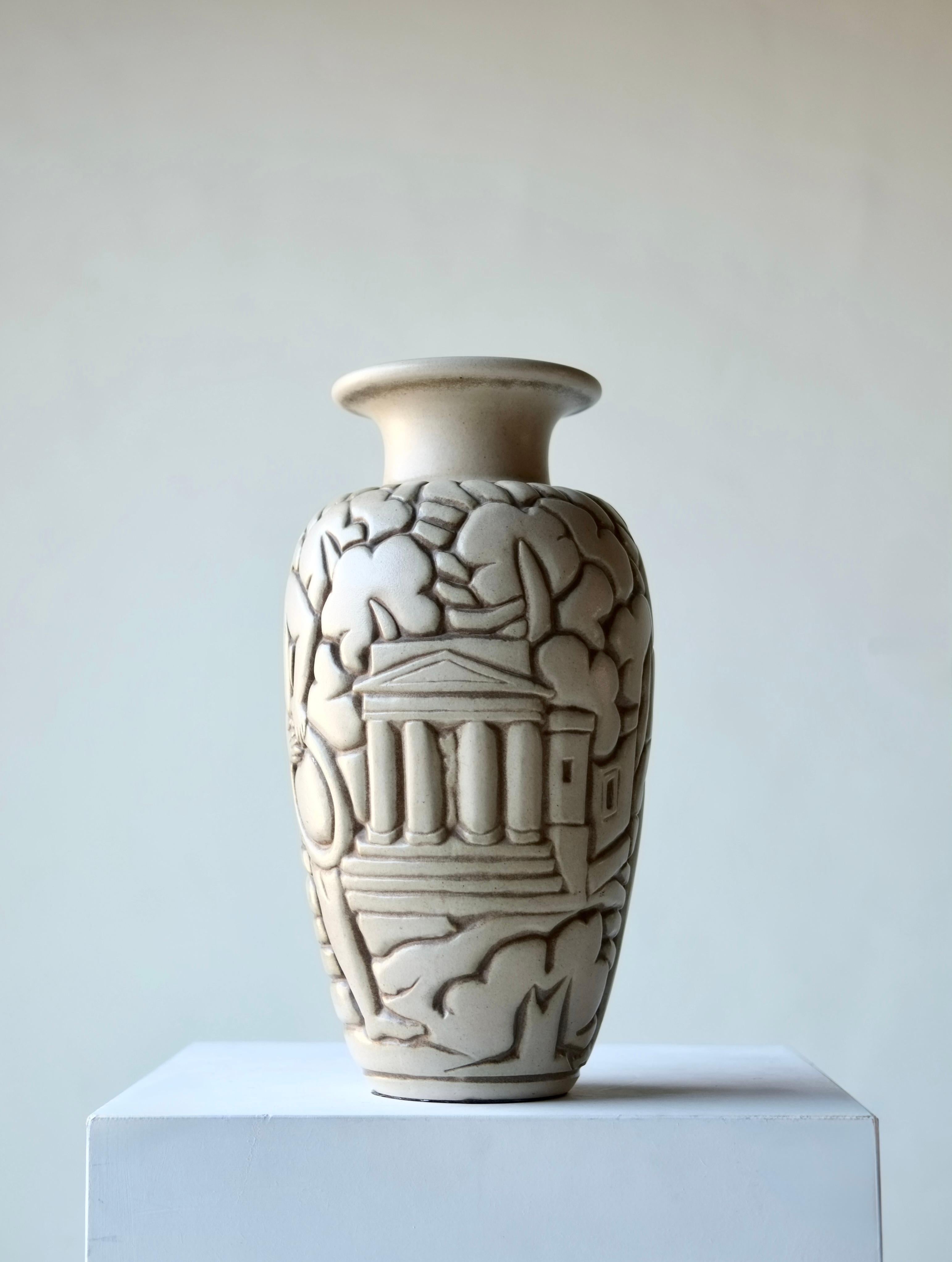 Vaso del 1930 di Gaston Goor per Mougin, Nancy, Francia in vendita 4
