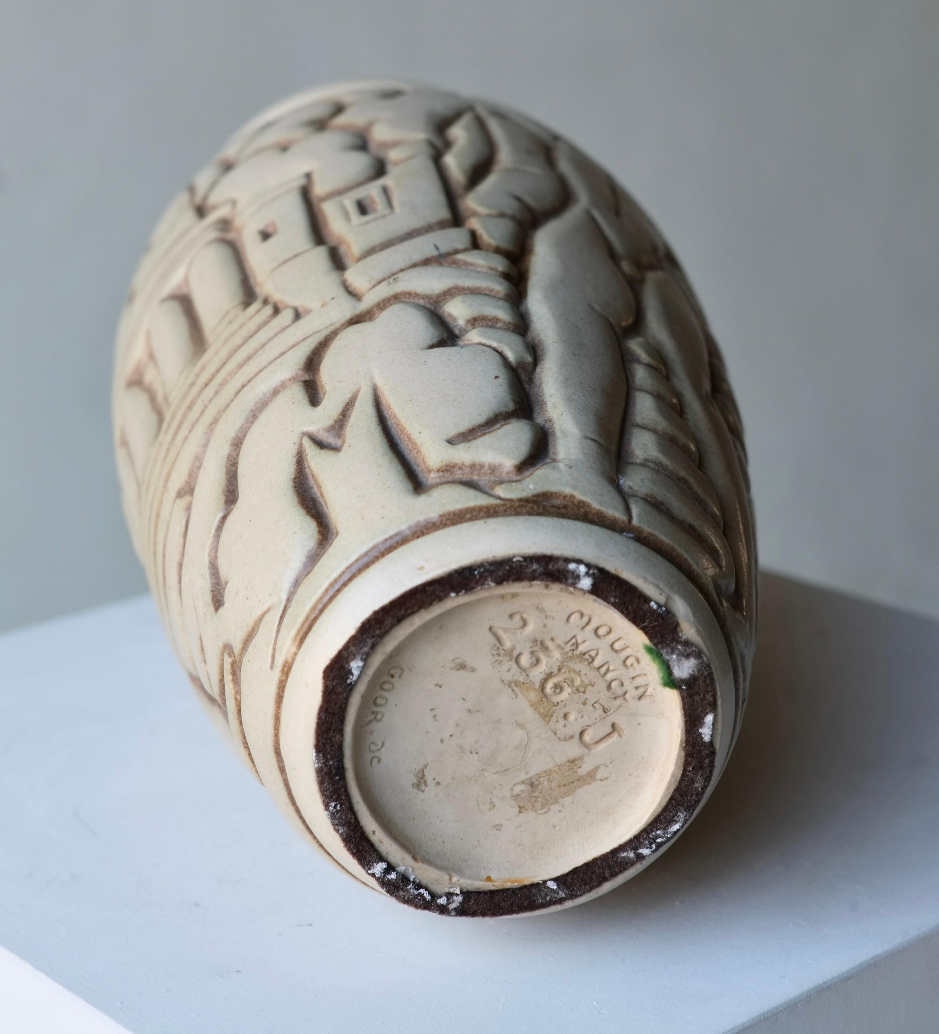 Metà XX secolo Vaso del 1930 di Gaston Goor per Mougin, Nancy, Francia in vendita