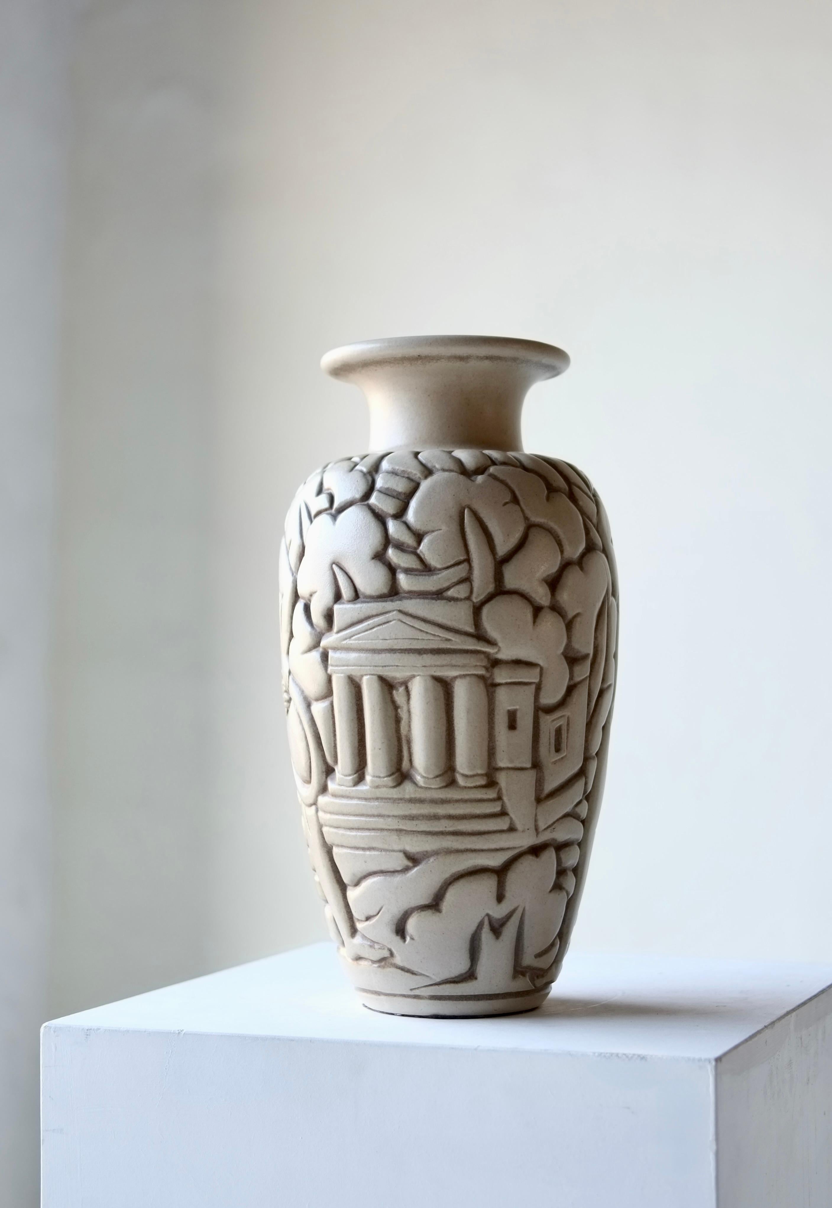 Vaso del 1930 di Gaston Goor per Mougin, Nancy, Francia in vendita 1