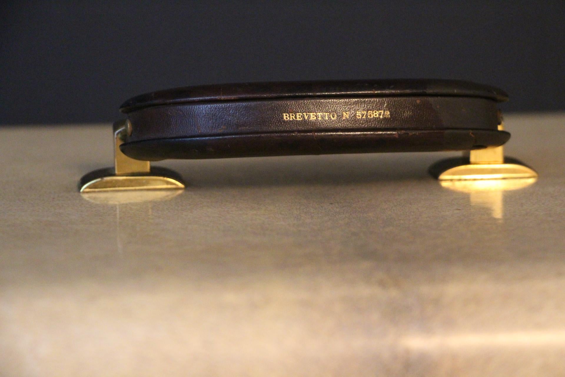 1930's Vellum Train Case, Jewelry Case or Shoe Trunk, Vellum Steamer Trunk 1