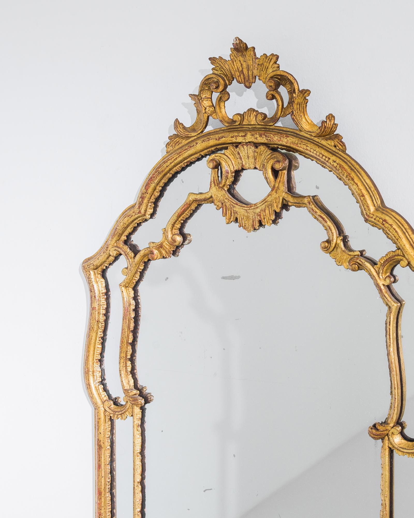 1930s Giltwood Mirror at 1stDibs filigree floor mirror sams
