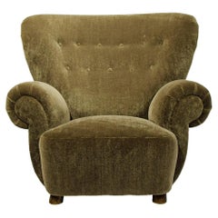 1930's Very large easy chair Attr. Flemming Lassen