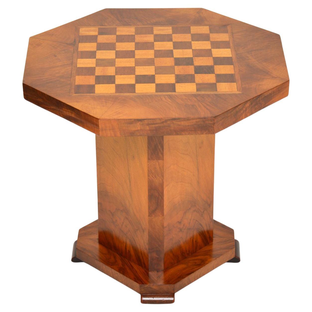 1930's Vintage Art Deco Chess / Coffee Table