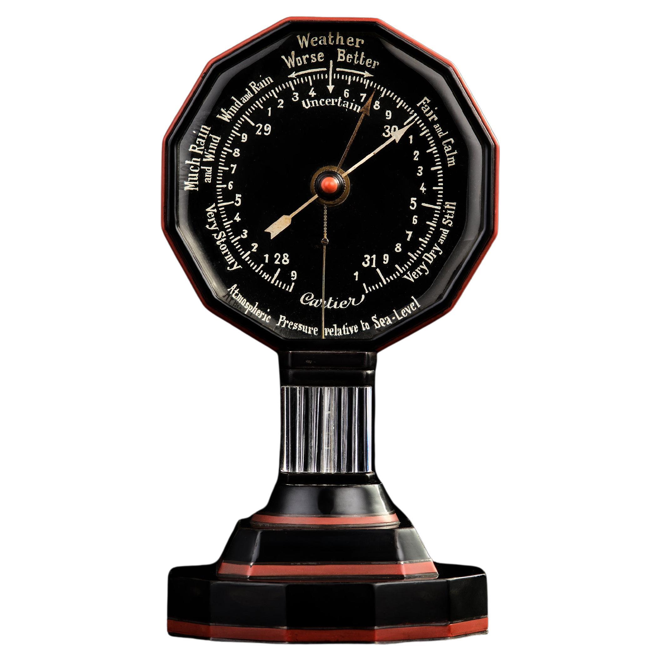 1930s  Cartier Barometer im Vintage-Stil