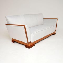 1930's Vintage Danish Art Deco Sofa